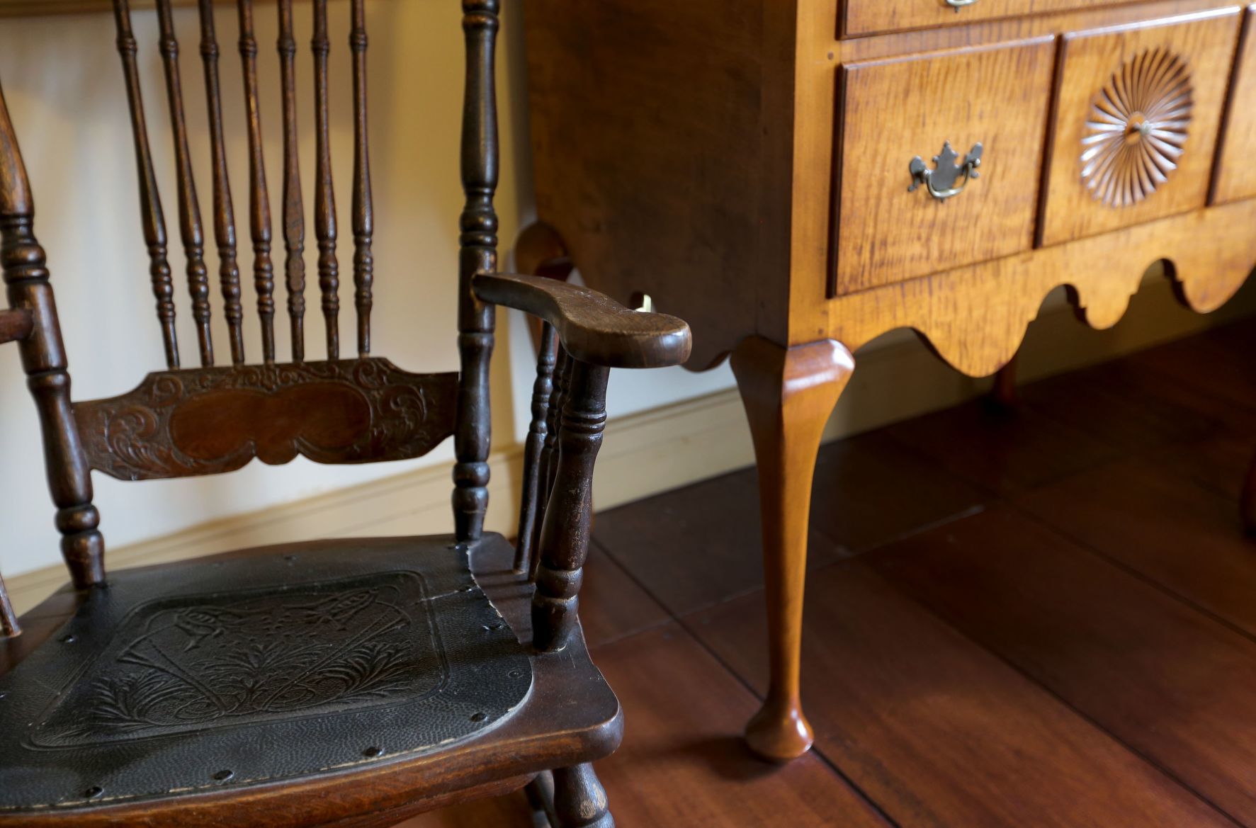 At home: The Wiese's Williamsburg home